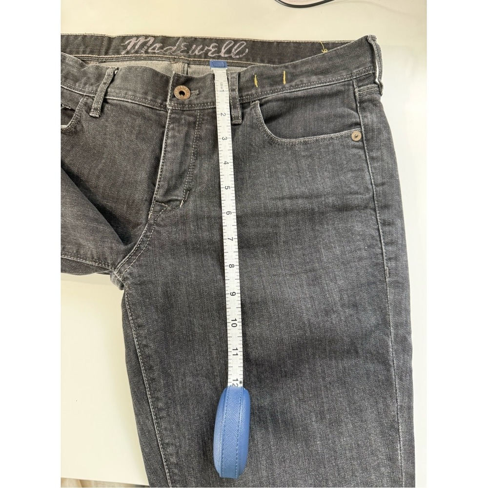 Madewell Mens Black Straight Leg Denim Jeans Authentic Flex Size 30x32 Eco - Picture 5 of 10